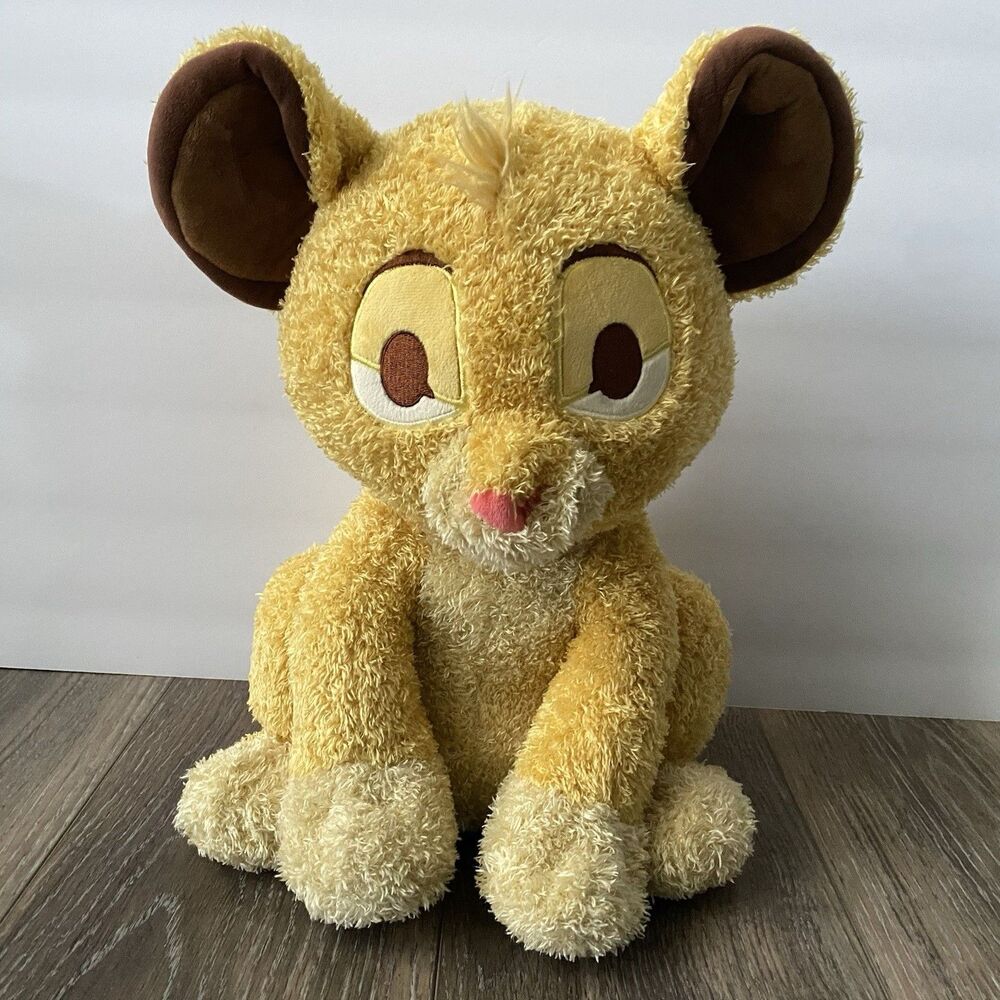 Simba Lion King Weighted Plush Disney Stuffed Animal 14"